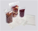 <!128>4 x 6 + 2.5", 4mil, 2oz/60g, PET/CPP Stand Up Pouch w/Zip Lock, Clear, 500pcs/bx